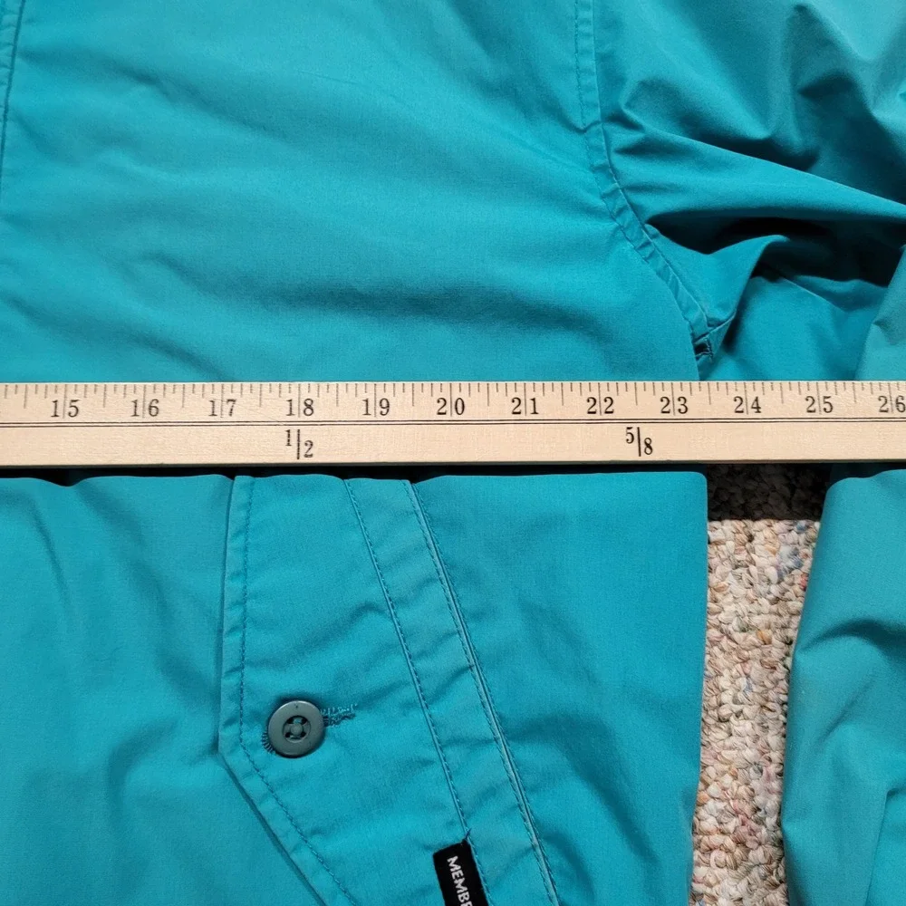 Members Only Classic Racer Jacket Men 40 Teal Vintage 80s 90s Windbreaker Bomber